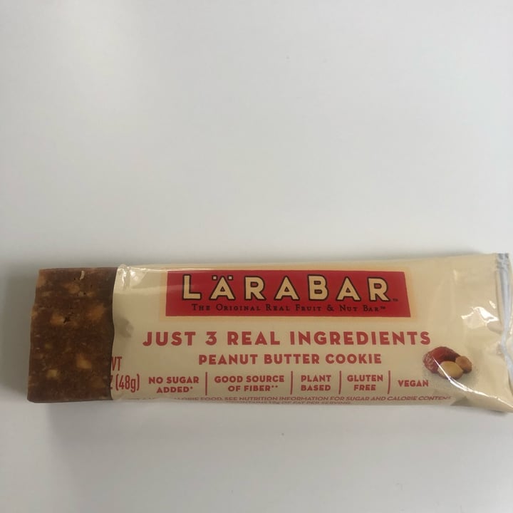 review photo of Larabar Peanut Butter Cookie shared by @happy2bvegan on 05 Mar 2022 - review