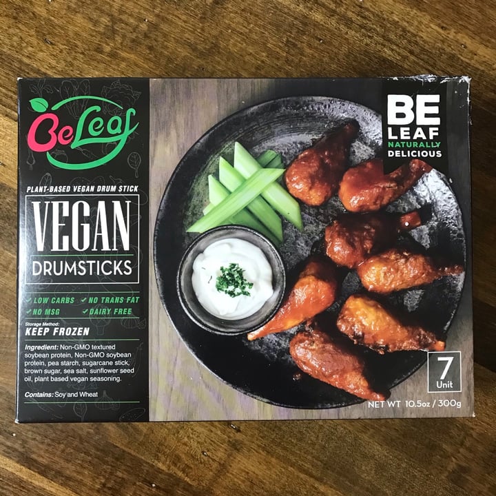 photo of BeLeaf Vegan Vegan Drumsticks shared by @broccolirobe on  01 Jul 2020 - review