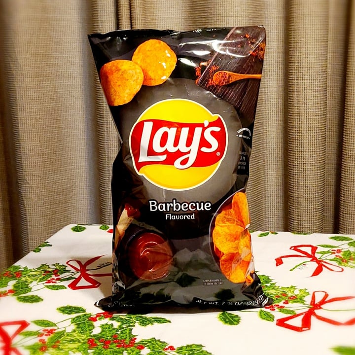 photo of Lay's Potato Chips Barbecue Flavoured shared by @agreene428 on  21 Dec 2020 - review