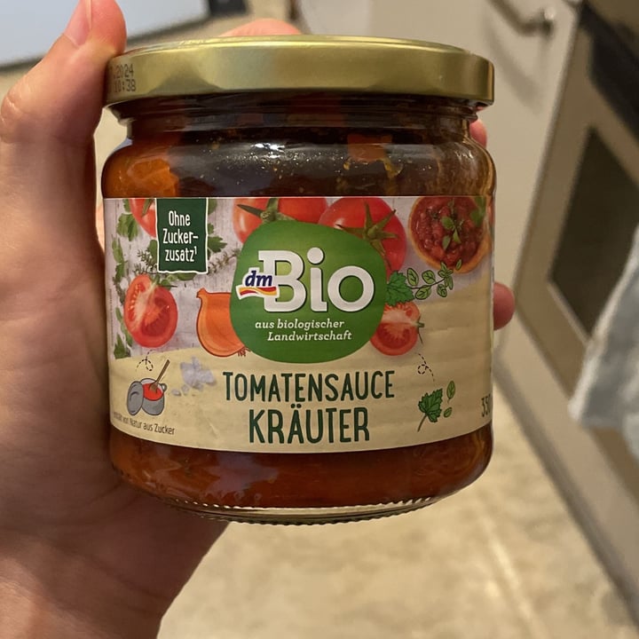 photo of dmBio Tomatensauce Kräuter shared by @isabella123 on  22 Aug 2022 - review