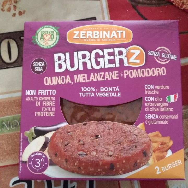 review photo of Zerbinati Burger Quinoa, Melanzane e Pomodoro shared by @elisaamadesi on 02 Apr 2022 - review