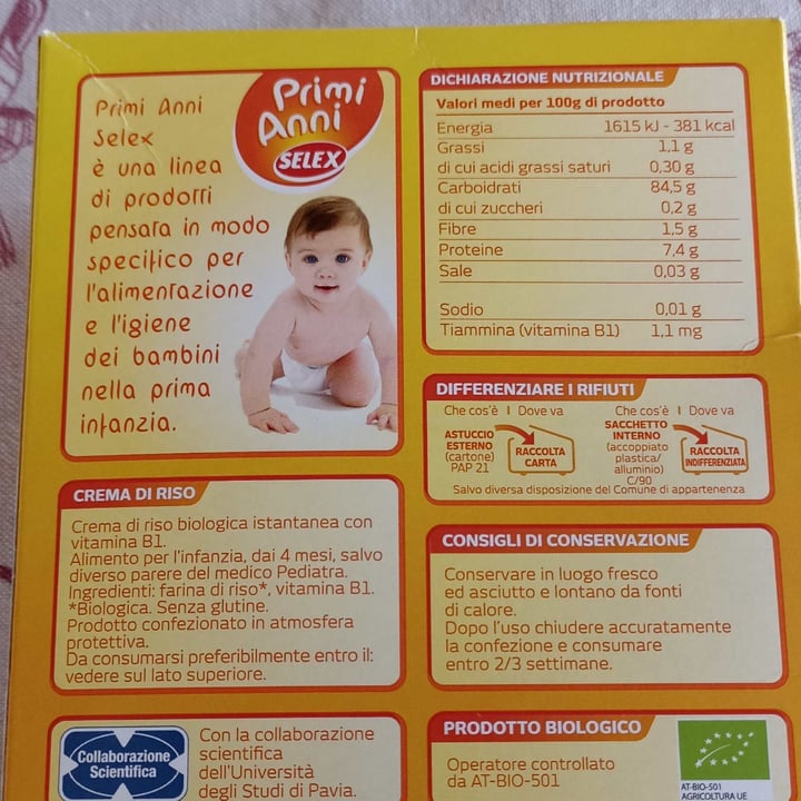 review photo of Selex Crema Di Riso Biologica shared by @anna22 on 17 Apr 2022 - review