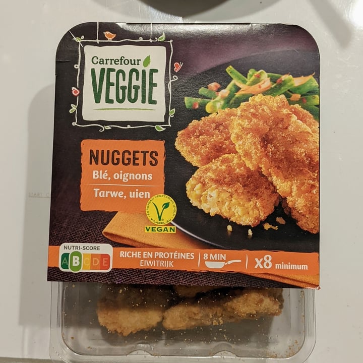 photo of Carrefour  Nuggets blé oignon shared by @goosebumps on  06 Dec 2021 - review