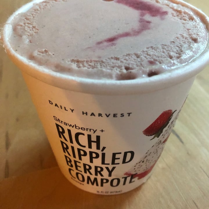photo of Daily Harvest Strawberry and rich, rippled berry compote shared by @karenasp on  30 May 2020 - review
