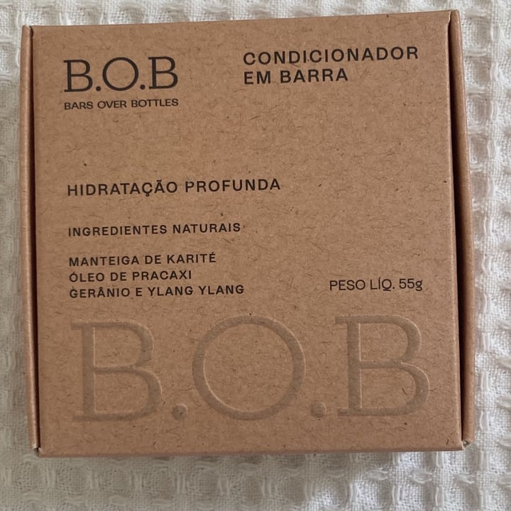 photo of b.o.b bars over bottles Condicionador Hidratação Profunda shared by @carolramos on  16 Aug 2022 - review