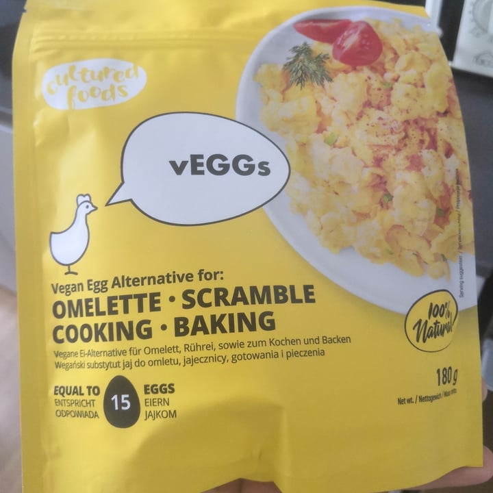 photo of Cultured Foods Vegan Egg Alternative For Omelette, Scramble, Cooking, Baking shared by @tuppi on  18 Jun 2022 - review