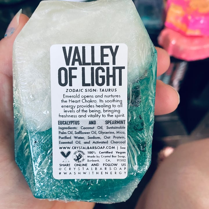 photo of Crystal Bar Soap Valley of light shared by @sarahfes on  12 May 2020 - review