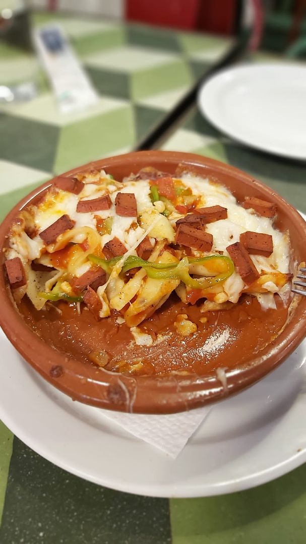 review photo of La Mia Tana Patatas fritas con seitán y queso veg shared by @soya on 25 Nov 2019 - review