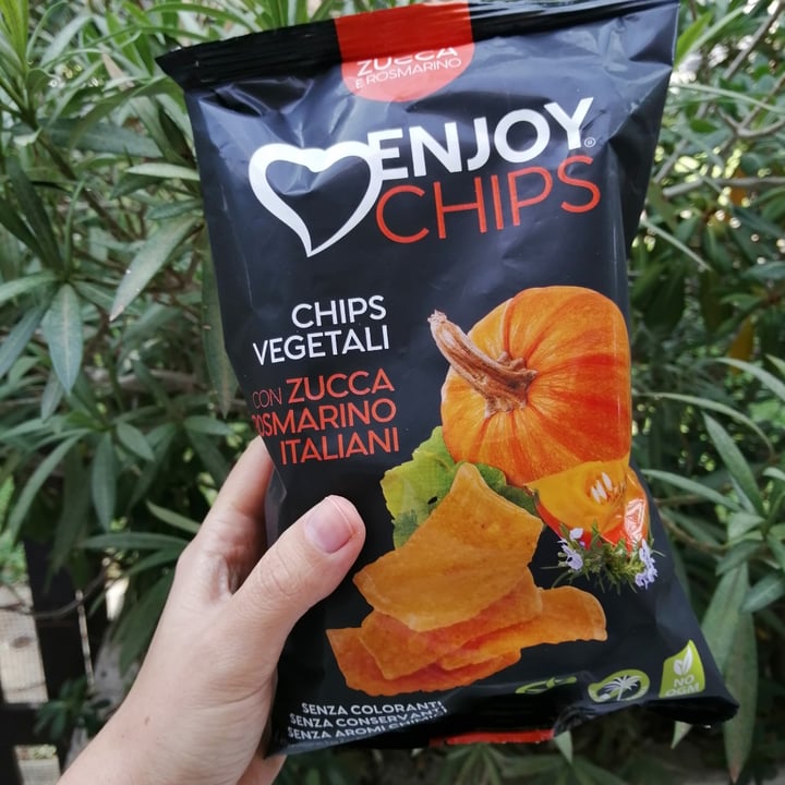 photo of Enjoy Chips Chips vegetali con zucca e rosmarino shared by @anthe on  06 Nov 2021 - review