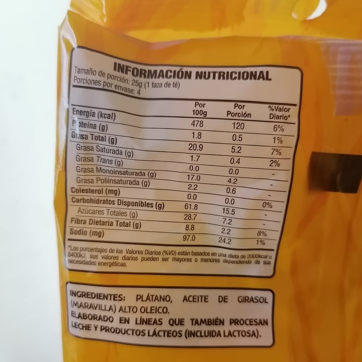 photo of Inka Chips Sweet Plantain Chips shared by @polavargas on  01 Apr 2021 - review