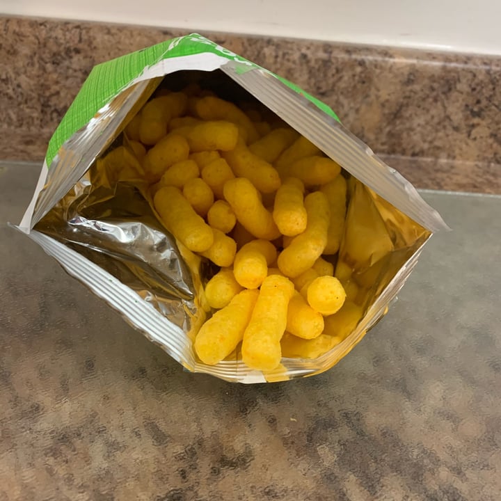 photo of PC Organics PC Organics Plant-based cheddar baked corn puffs shared by @louisg on  14 Apr 2022 - review
