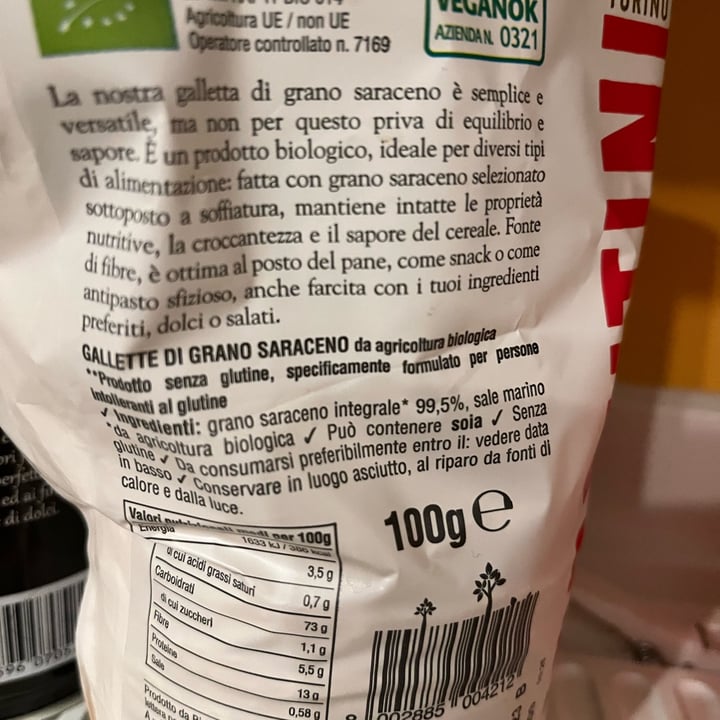 review photo of Fiorentini Gallette bio con grano saraceno shared by @federichina93 on 27 Apr 2022 - review