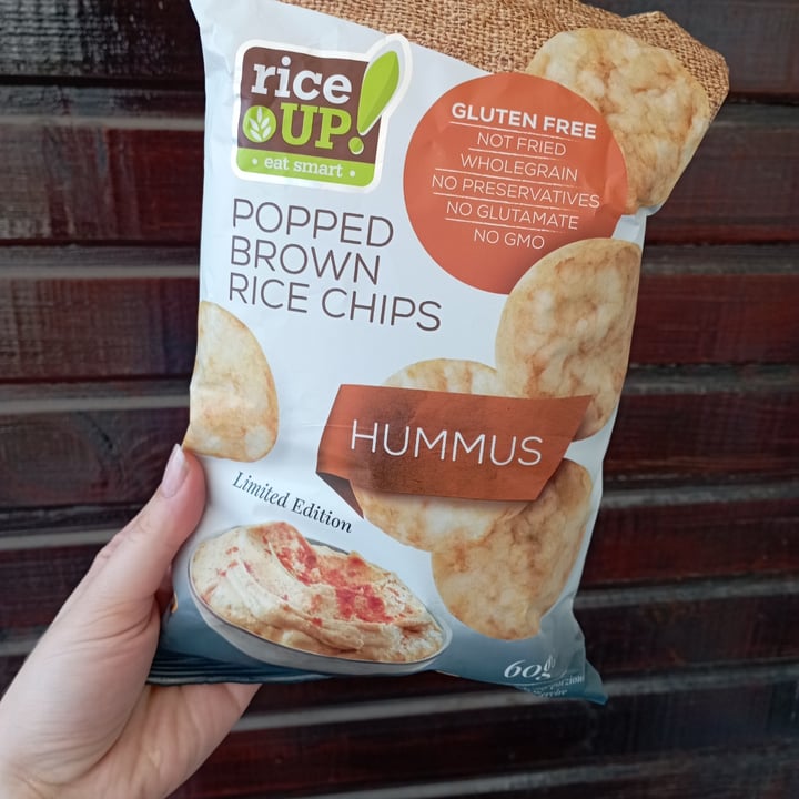 photo of Rice Up! Hummus Popped Brown Rice Chips shared by @mimimon on  06 Jul 2022 - review