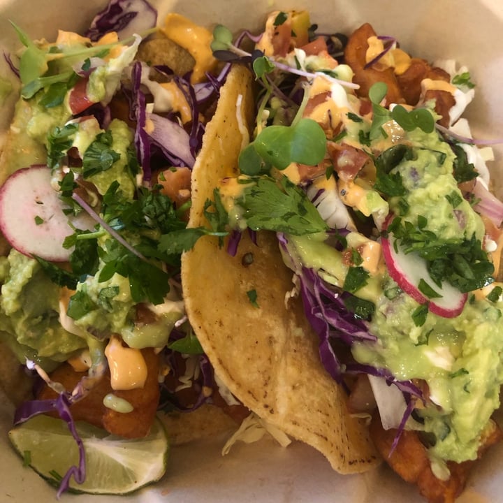 photo of The Village Fish Tacos shared by @veganfoodie101 on  29 Jan 2021 - review