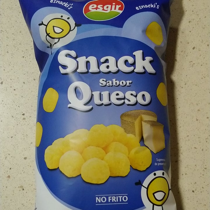 photo of Esgir Snack sabor queso shared by @veg-ana on  20 Oct 2020 - review