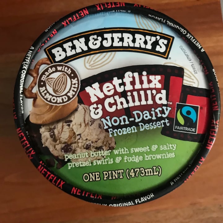 photo of Ben & Jerry's Netflix & Chilll'd Non-Dairy Frozen Dessert shared by @geethaharini27 on  12 Jun 2021 - review