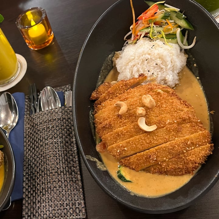 review photo of ChayArt - Asian Vegan Cuisine Peanut Curry With Vegan Chicken shared by @isischnd on 21 Jan 2022 - review