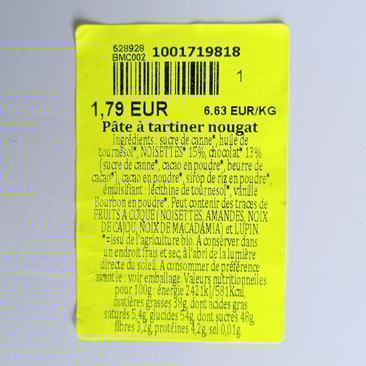 review photo of Brinkers Nuss-Nougat-Creme shared by @koyott on 03 Dec 2022 - review