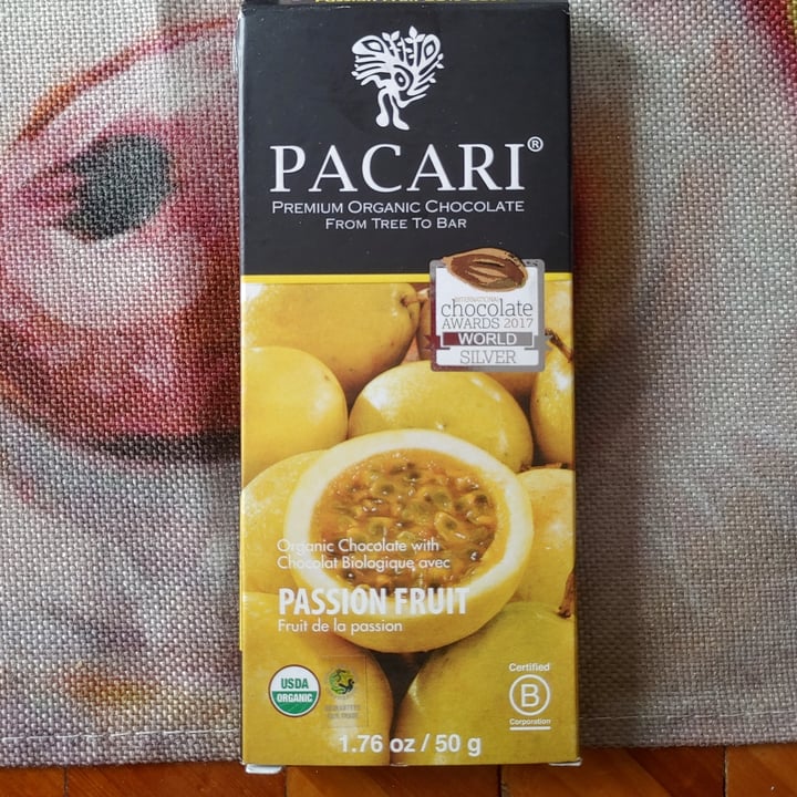 photo of Paccari Chocolate ( Maracuya ) shared by @gatitos on  08 Dec 2021 - review