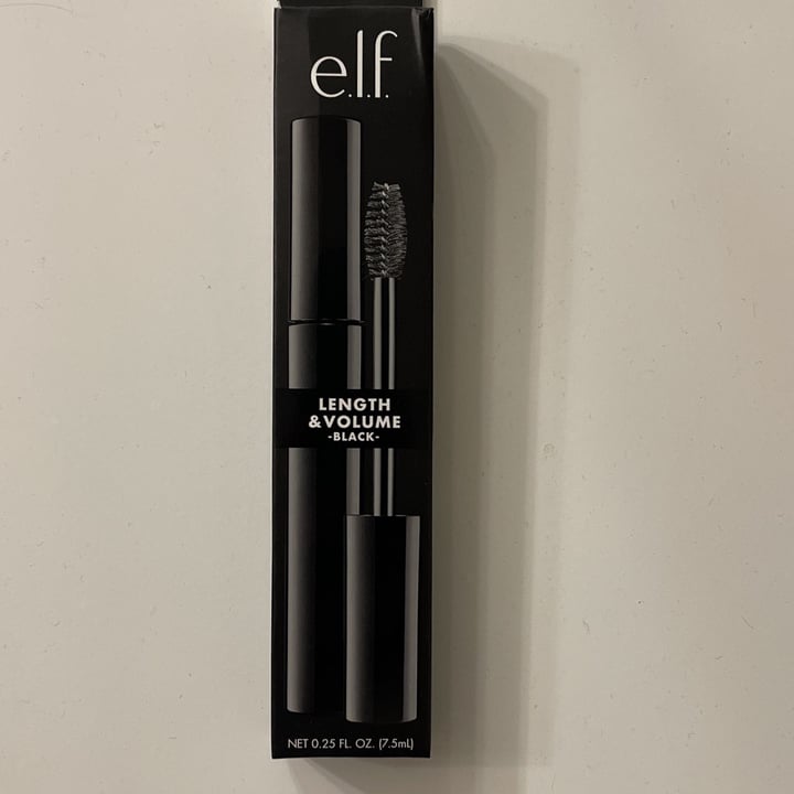 review photo of e.l.f. Cosmetics Length & Volume (Black) Mascara shared by @sup1vegangirl on 22 Feb 2022 - review