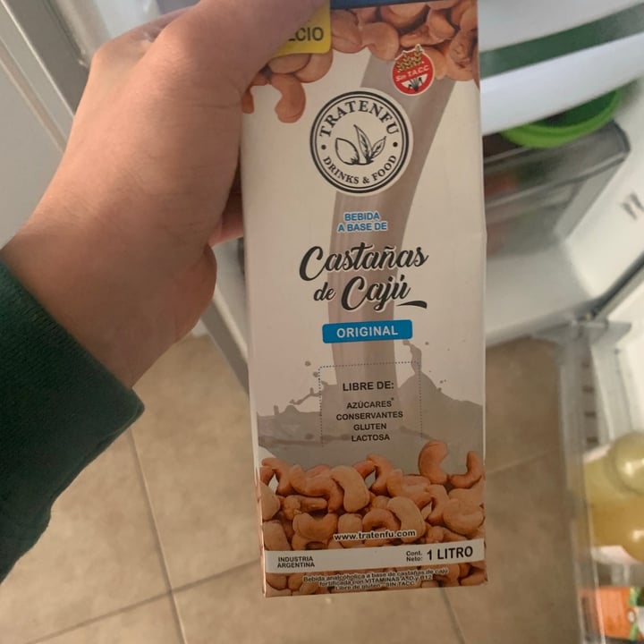 photo of Tratenfu Leche de Castañas de Cajú Original shared by @ilubobro on  21 Oct 2020 - review