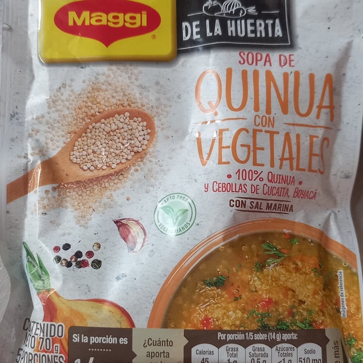 review photo of Maggi Sopa de quinua con vegetales shared by @coolpa13 on 26 Jan 2022 - review