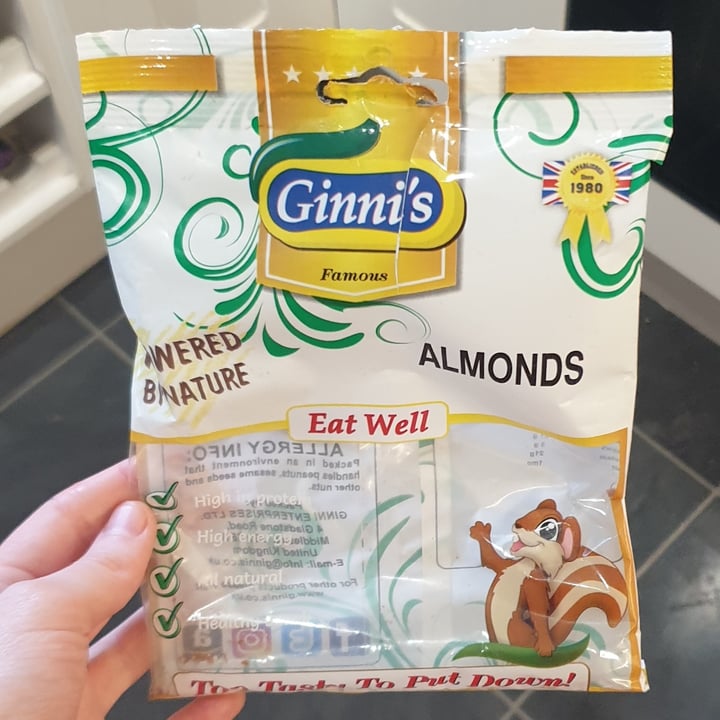 photo of Ginni's Almonds shared by @lydiahawkins on  28 Dec 2021 - review