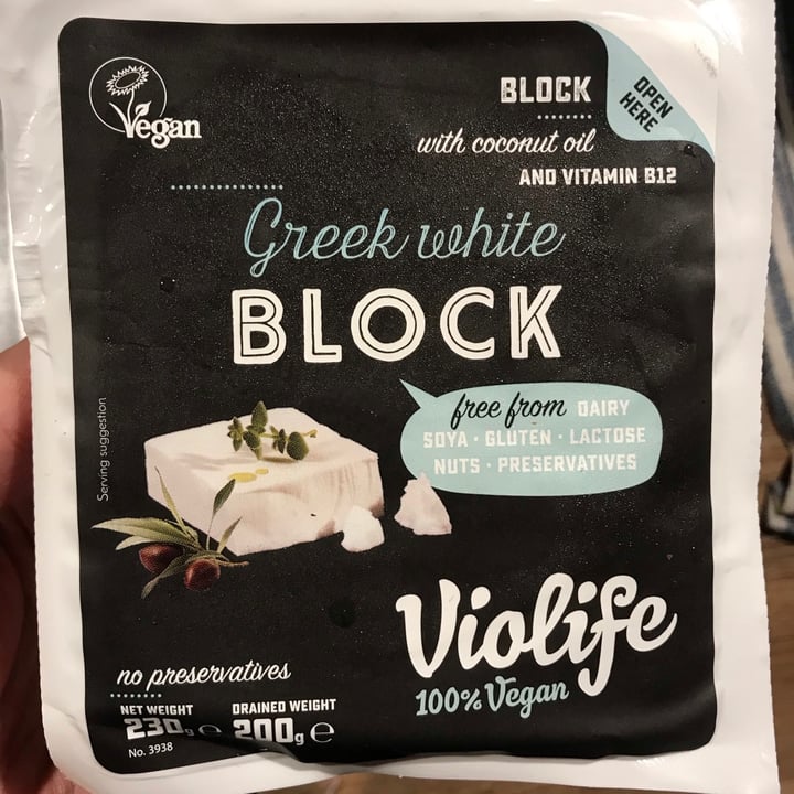 review photo of Violife Greek White (Block/Panetto) shared by @tofuline on 18 Dec 2020 - review