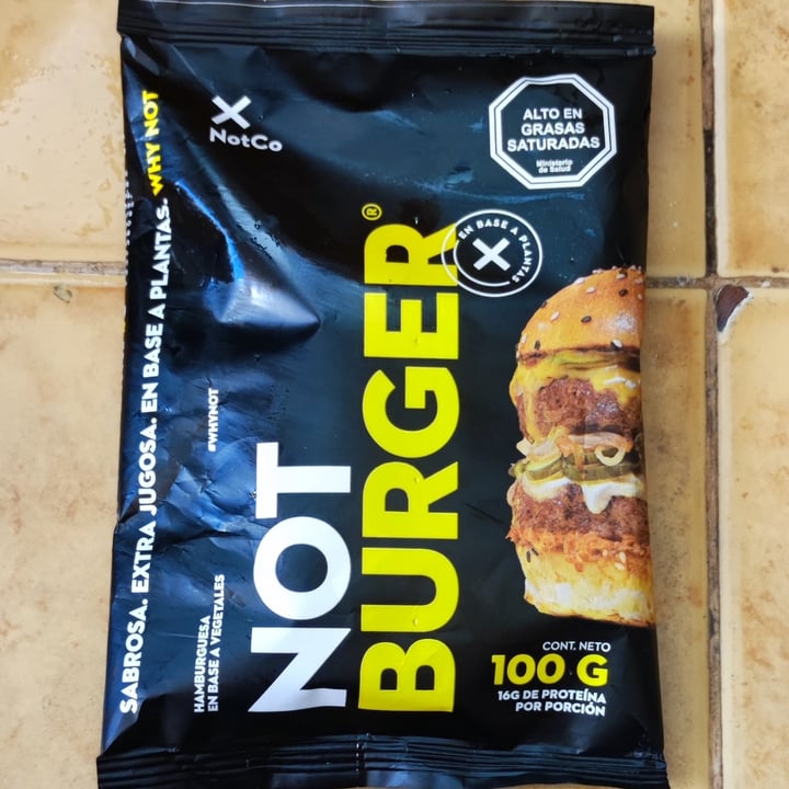 photo of NotCo Not Burger shared by @tabattha on  28 Jun 2022 - review