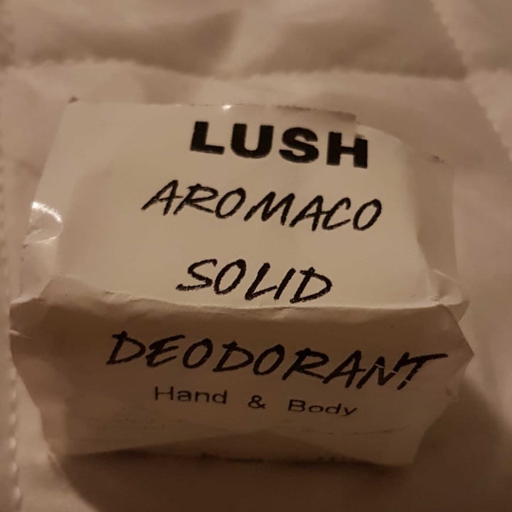 review photo of LUSH Fresh Handmade Cosmetics Aromaco deodorant shared by @marteena on 27 Mar 2022 - review