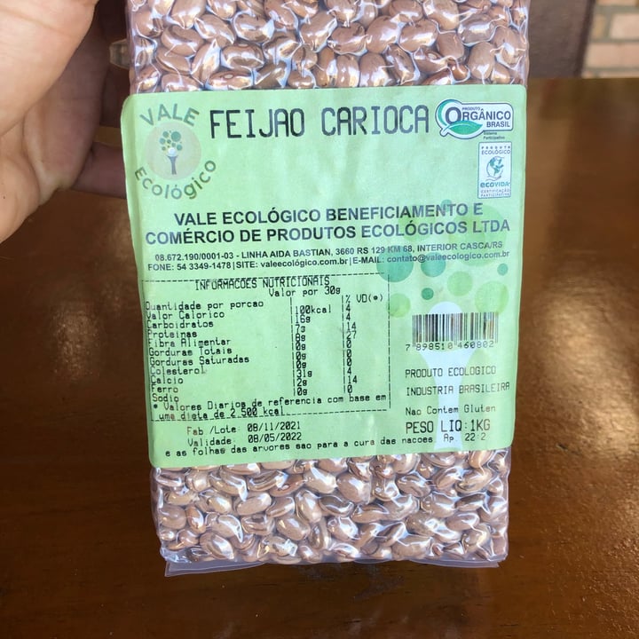 review photo of Vale ecológico Feijão Carioca shared by @julianaguitel on 30 May 2022 - review