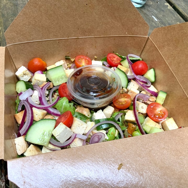 photo of Forest Holidays Blackwood Forest Mediterranean Salad With Smoked Tofu shared by @vegpledge on  20 Jul 2022 - review