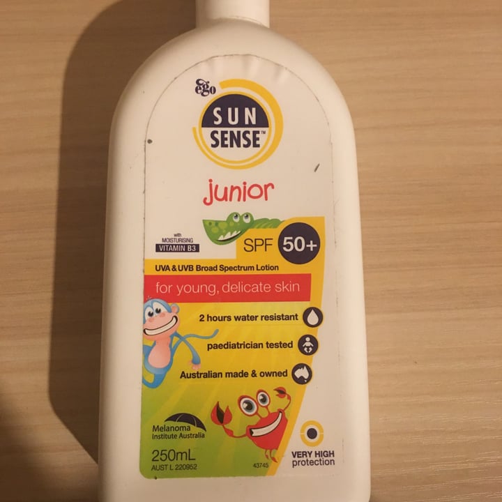 review photo of Ego Sunsense Junior Spf 50+ shared by @ironmaid on 09 May 2021 - review