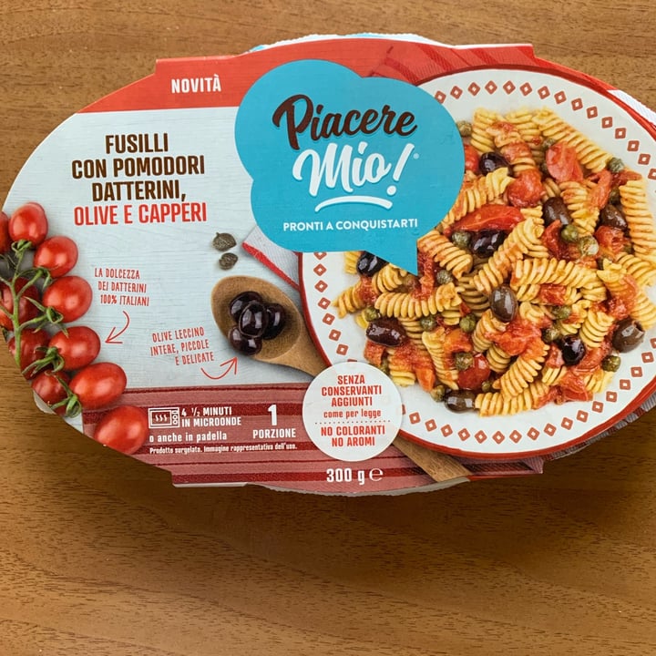 photo of Piacere mio Fusilli con pomodori datterini, olive e capperi shared by @giuli85 on  05 Aug 2022 - review