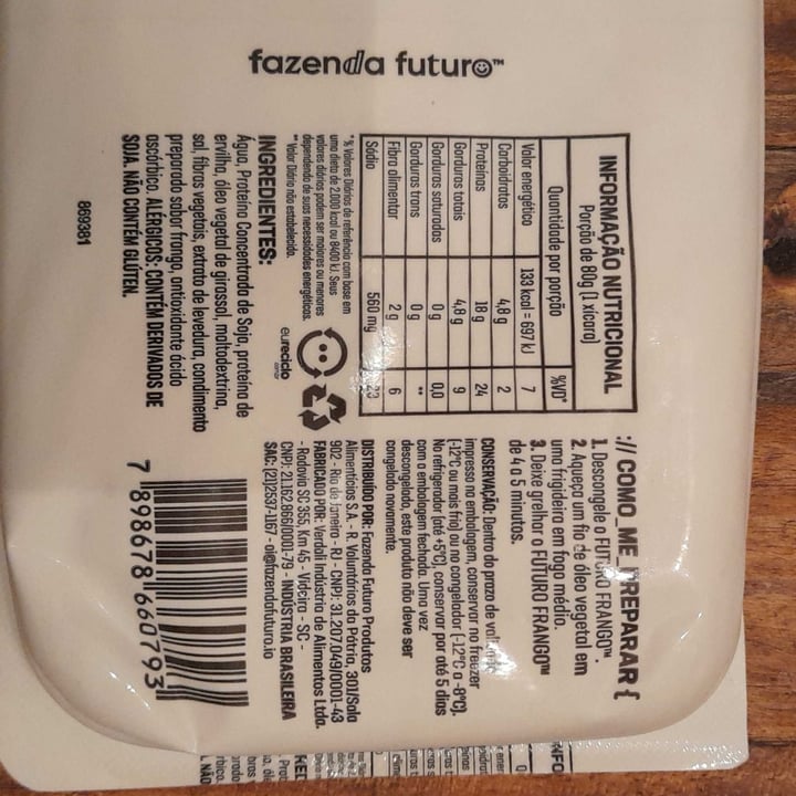 photo of Fazenda Futuro - Future Farm Futuro Frango shared by @evilpop on  02 Feb 2022 - review