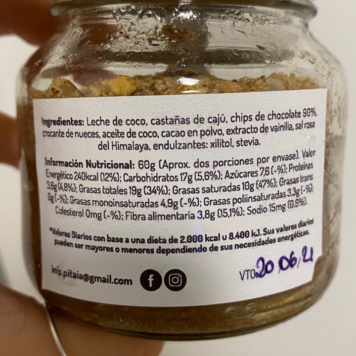 review photo of Pitaia Mus Chocolate Granizado shared by @polaina on 15 May 2021 - review