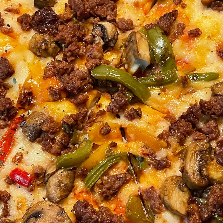review photo of Papachinos Boksburg Vegan Pizza With Beyond Meat Mince shared by @riven on 10 Jul 2021 - review
