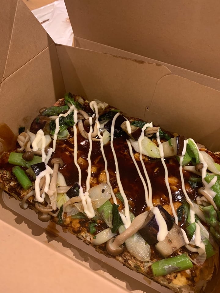 review photo of 遊べるお好み焼き屋 OKO Vegan Okonomiyaki shared by @katcerv on 01 Dec 2019 - review