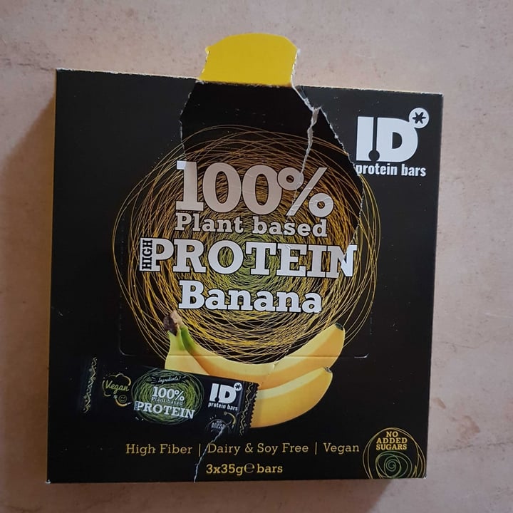 photo of ID protein bars Protein Bar Banana shared by @streppi9 on  20 Aug 2022 - review
