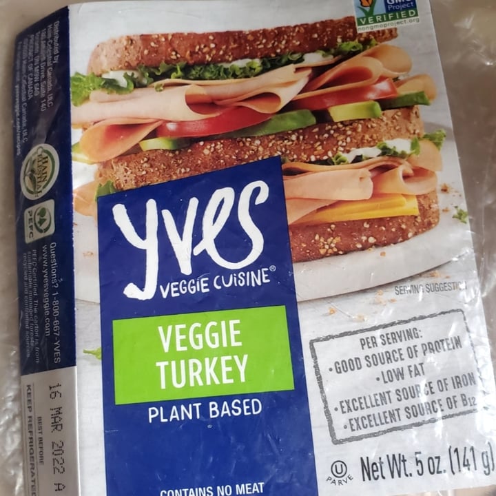 photo of Yves Veggie Cuisine Veggie turkey shared by @bunnymama54 on  01 Jun 2022 - review