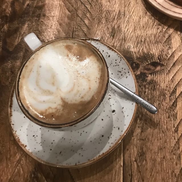 Photo du plat “Cortado con bebida de soja”