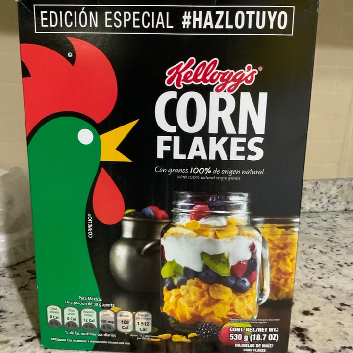 photo of Kellogg Corn Flakes shared by @vegaaangdl on  02 Aug 2020 - review