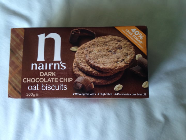 photo of Nairn's Dark chocolate chip oat biscuits shared by @maesti on  28 Jan 2020 - review
