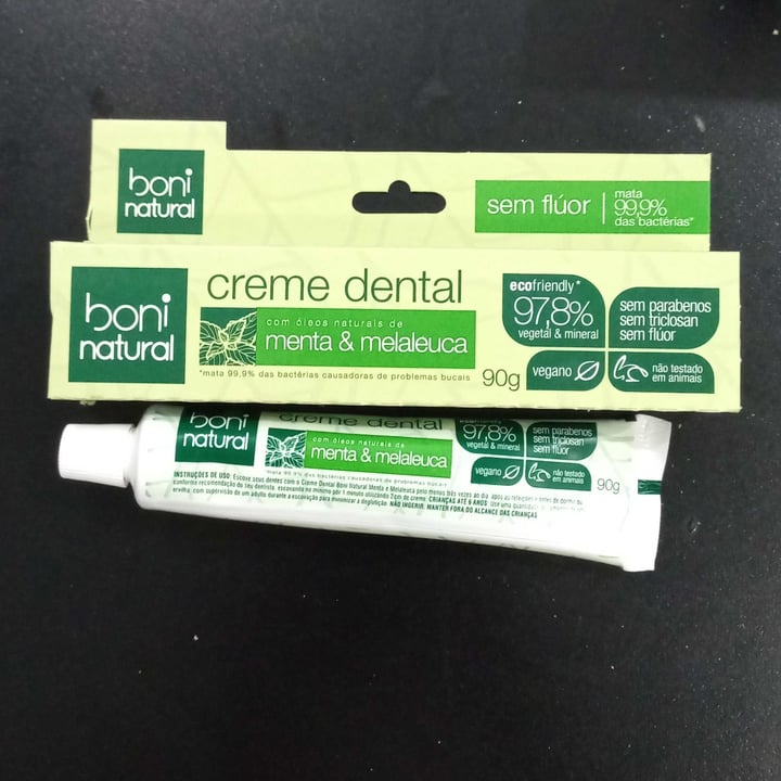 review photo of Boni natural Creme Dental Menta & Melaleuca shared by @veroli on 31 May 2022 - review