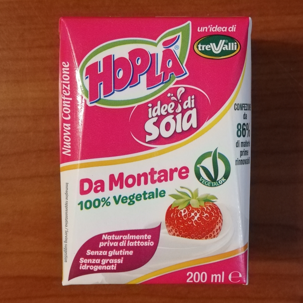 panna da montare di soia