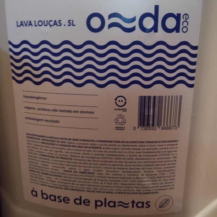 photo of Onda Eco Lava louças shared by @alessandracristina on  08 Jun 2022 - review
