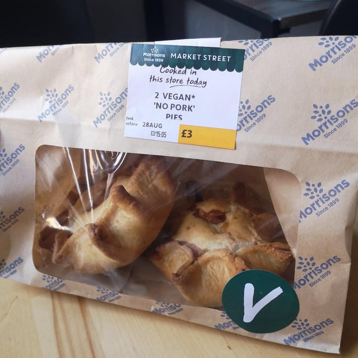 photo of Morrisons Vegan 'No Pork' Pies shared by @sweetsoy on  28 Aug 2020 - review