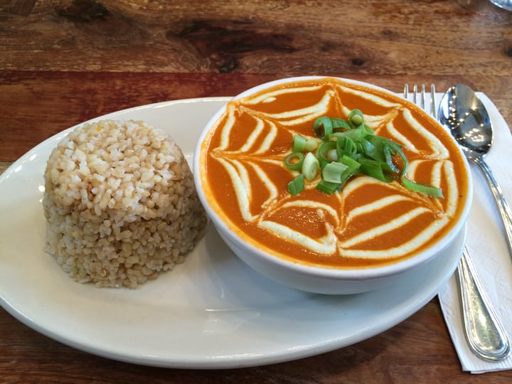 photo of Prasad curried soup with rice shared by @fruitsforlife on  14 Apr 2018 - review