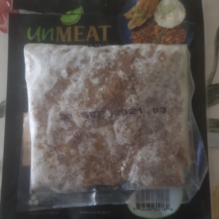 photo of unMEAT Meat-Free Giniling shared by @abata on  01 Dec 2021 - review