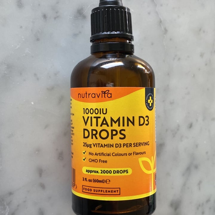 photo of Nutravita Vitamin d3 drops shared by @francescabernardini on  25 Mar 2022 - review